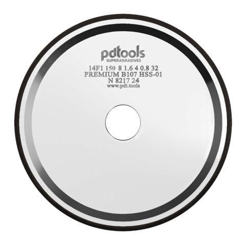 Круг шліфувальний 14F1 PREMIUM для заточування 150*32