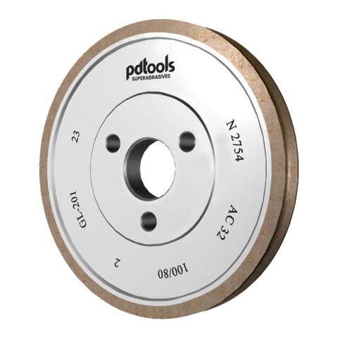 Круг шліфувальний 1DD6V для обробки скла 150*22*5