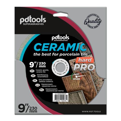 Круг алмазний вiдрiзний 1A1R 230 CERAMIC HARD PRO для стаціонарного обладнання 