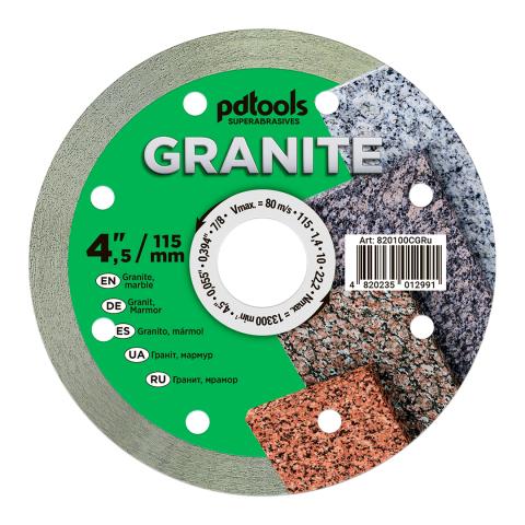 Круг алмазний вiдрiзний GRANITE 1A1R 115 для ручного інструменту