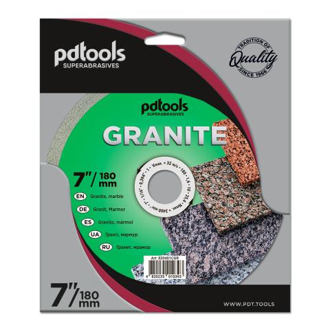 Круг алмазний вiдрiзний GRANITE 1A1R 180 для стаціонарного обладнання 