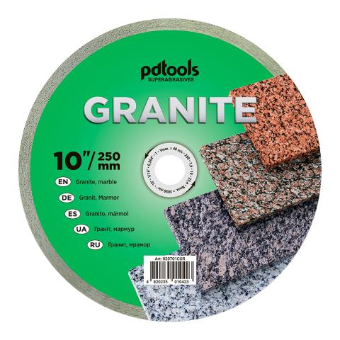 Круг алмазний вiдрiзний GRANITE 1A1R 250 для стаціонарного обладнання 