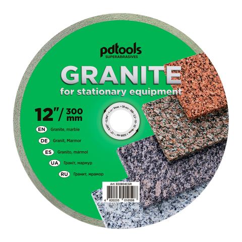 Круг алмазний вiдрiзний GRANITE 1A1R 300 для стаціонарного обладнання 