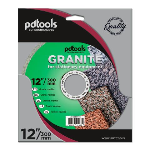 Круг алмазний вiдрiзний GRANITE 1A1R 300*60 для стаціонарного обладнання 