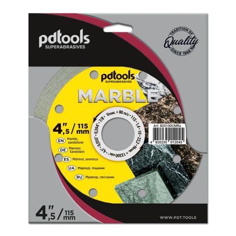 Круг алмазний вiдрiзний MARBLE 1A1R 115 для ручного інструменту