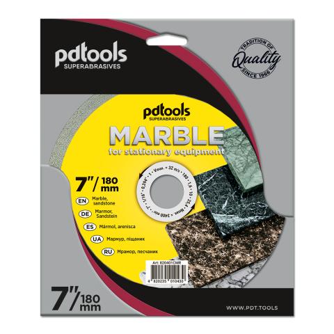 Круг алмазний вiдрiзний MARBLE 1A1R 180 для стаціонарного обладнання 