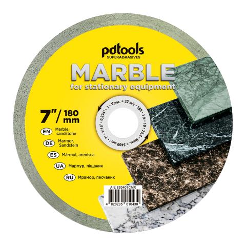 Круг алмазний вiдрiзний MARBLE 1A1R 180 для стаціонарного обладнання 