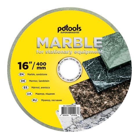 Круг алмазний вiдрiзний MARBLE 1A1R 400*60 для стаціонарного обладнання 