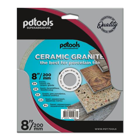 Круг алмазний вiдрiзний СERAMIC GRANITE 1A1R 200 для стаціонарного обладнання 
