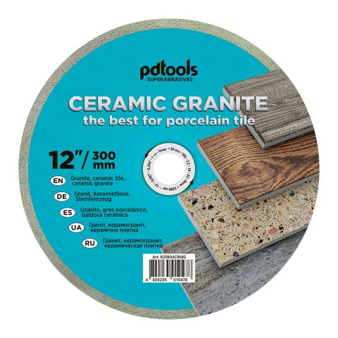Круг алмазний вiдрiзний СERAMIC GRANITE 1A1R 300 для стаціонарного обладнання 