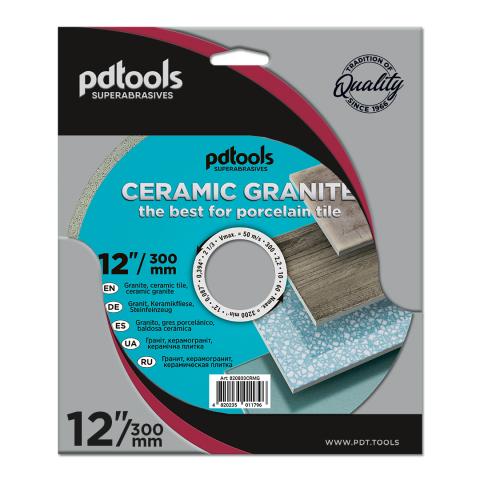 Круг алмазний вiдрiзний СERAMIC GRANITE 1A1R 300*60 для стаціонарного обладнання 