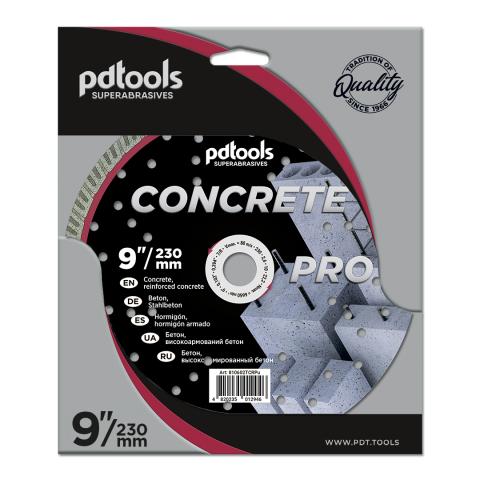 Круг алмазний вiдрiзний 230 CONCRETE PRO TURBO для ручного інструменту